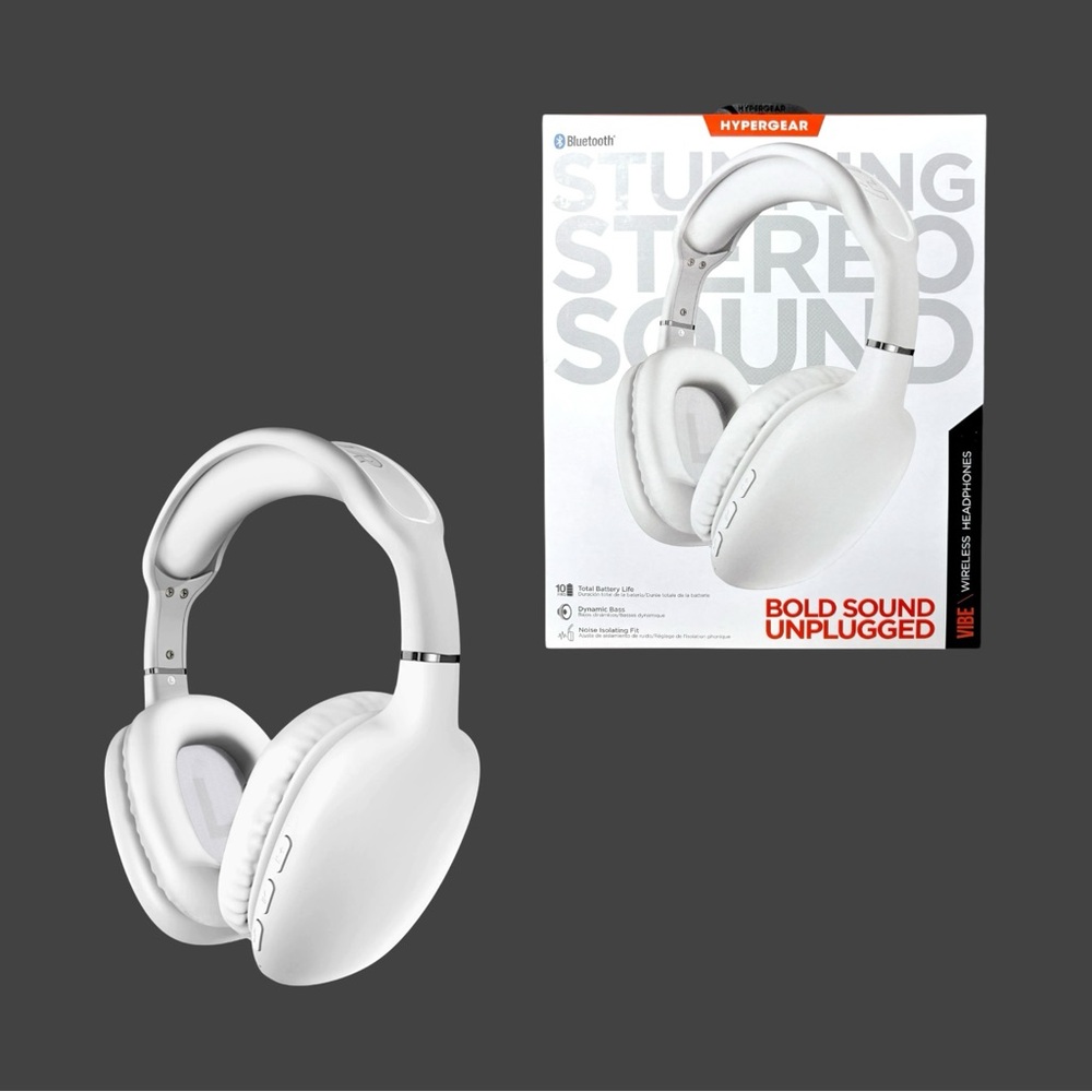 Hypergear Vibe | Wireless | Quick-Pair Stereo  Lightweight Headphones